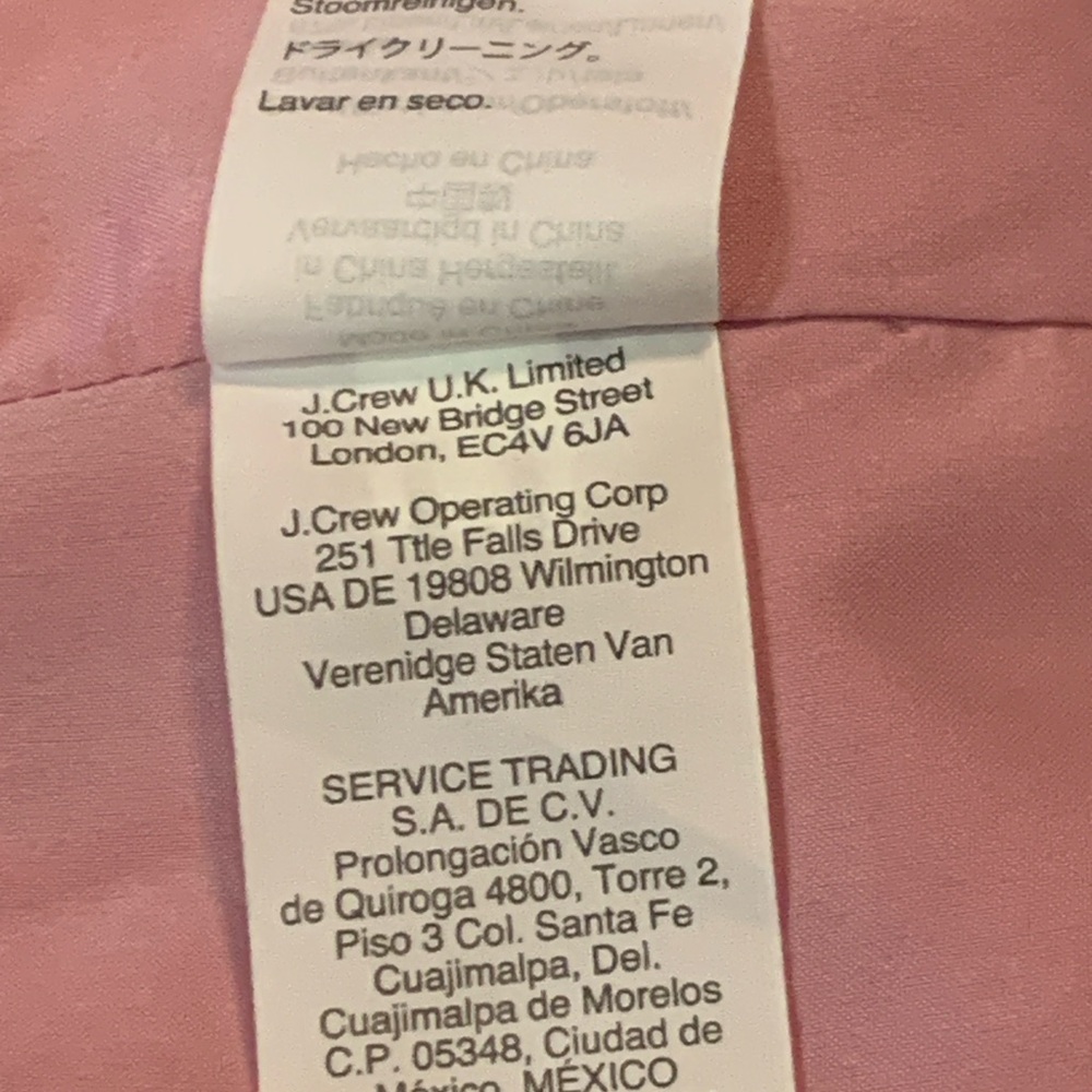 J. CREW Parke Blazer Womens Size 8 Linen Blend Pink Jacket Blazer Preppy Career - Picture 7 of 9